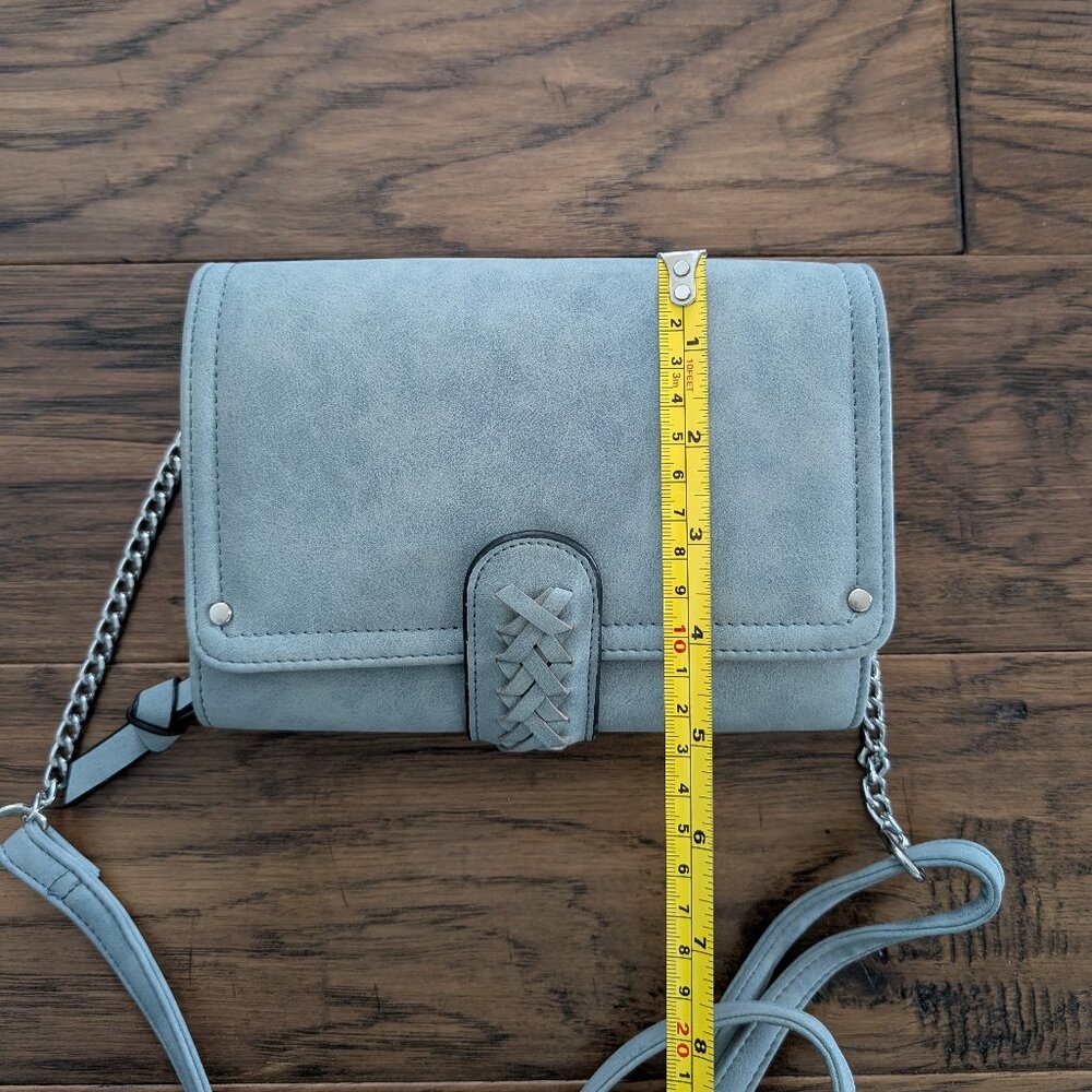 Crossbody purse clutch pale aqua coastal cowgirl - Picture 10 of 15